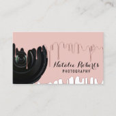 Fotografie Moderne Roos Gold Driving fotograaf Visitekaartje (Voorkant)