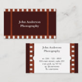 Fotografie Negatief Visitekaartje (Voorkant / Achterkant)