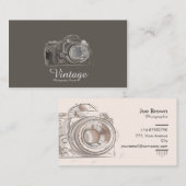 Fotografie  Origineel - Visitekaartje (Voorkant / Achterkant)