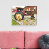 Fotografie oude Antiek Boerderij Rusty Canvas Afdruk (Insitu (Woonkamer))