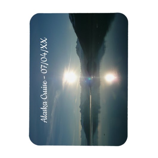 Fotografie over College Fjord Alaska Magneet (Verticaal)