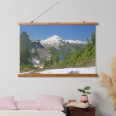 Fotografie over landschap in Baker Alpine Mountain Hangend Wandkleed (Slaapkamer)