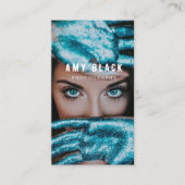 Fotografie over vrouwen visitekaartje (Voorkant)