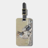 Fotografie over wilde dieren in Afrika Safari Bagagelabel (Voorkant verticaal)