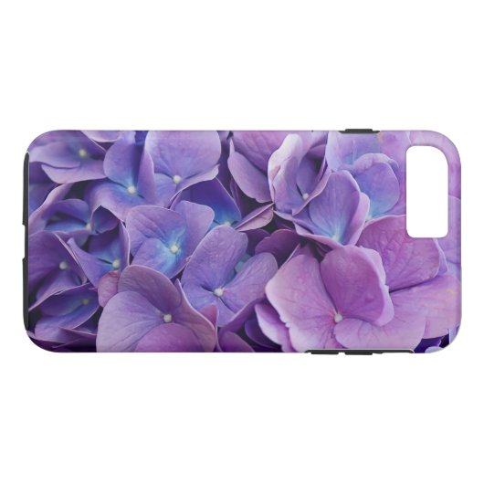 Fotografie Paarse en blauwe hydrangea Case-Mate iPhone Case (Achterkant (Horizontaal))