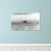 Fotografie Pacifische oceaanstrand Canvas Afdruk (Insitu (Houten vloer))