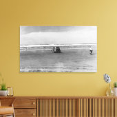 Fotografie Pacifische oceaanstrand Canvas Afdruk (Insitu (Woonkamer))
