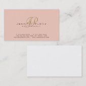 Fotografie Plain Elegant Fotografiet Monogram Visitekaartje (Voorkant / Achterkant)