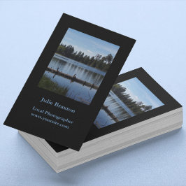 Fotografie Portret Verticaal zwart Visitekaartje