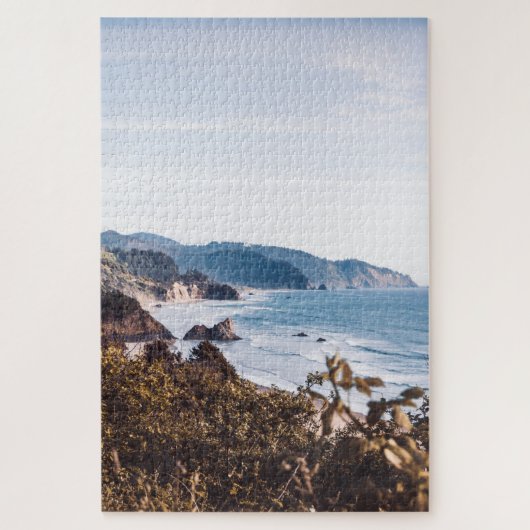Fotografie Poste oregon Coast Ocean and Mountains Legpuzzel (Verticaal)