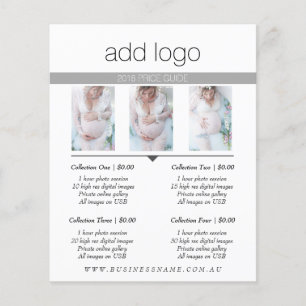 FOTOGRAFIE PRICTION GUIDE PRIJSLIJST SESSION FEE FLYER