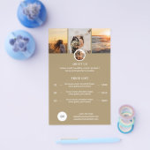 Fotografie Prijslijst Prijslijst Sessietarief  Flyer (Enkel)