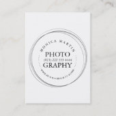 Fotografie Professioneel gereduceerd Visitekaartje (Voorkant)