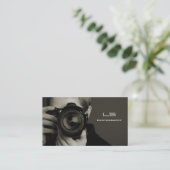 Fotografie Professionele Aangepaste Achtergrondfot Visitekaartje (Staand voorkant)