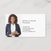 Fotografie Professionele fotografie Camera Visitekaartje (Achterkant)