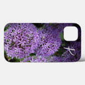 Fotografie Purple Flowers Monogram Case-Mate iPhone Case (Achterkant (horizontaal))