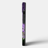 Fotografie Purple Flowers Monogram Case-Mate iPhone Case (Achterkant / Links)