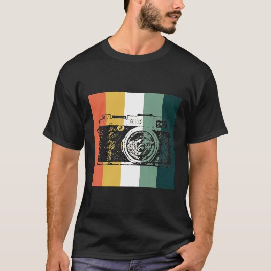 Fotografie  Retro Lovers Camera Fotografie T-shirt (Voorkant)