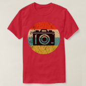Fotografie  Retro Sunset Camera Lens Foto T-shirt (Design voorkant)