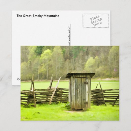 Fotografie rondreis briefkaart (Voorkant / Achterkant)