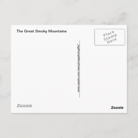 Fotografie rondreis briefkaart (Achterkant)