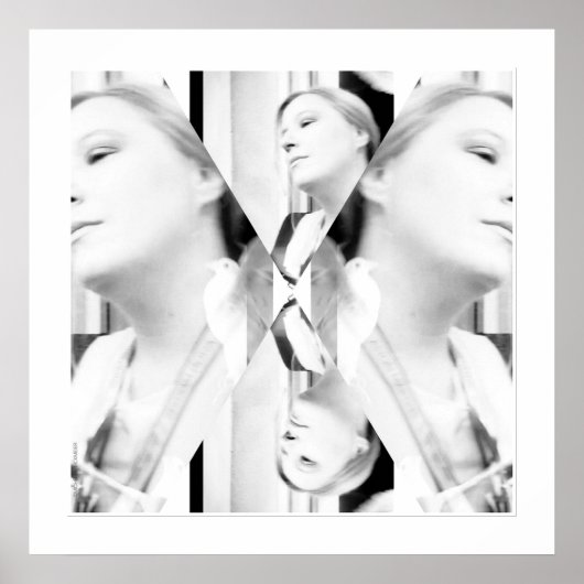 Fotografie schwarzweiß-Foto Fotokunst Poster (Voorkant)