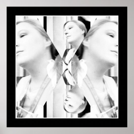 Fotografie schwarzweiß-Foto Fotokunst Poster (Voorkant)