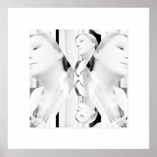 Fotografie schwarzweiß-Foto Fotokunst Poster (Voorkant)