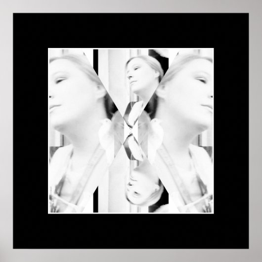 Fotografie schwarzweiß-Foto Fotokunst Poster (Voorkant)