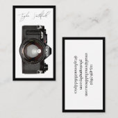  Fotografie Signature Camera Visitekaartje (Voorkant / Achterkant)