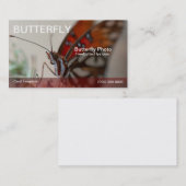 Fotografie Sjabloon Golfvlinder Visitekaartje (Voorkant / Achterkant)