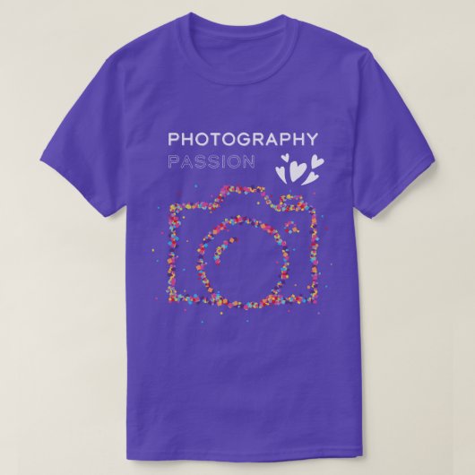Fotografie Spiegelreflex T-shirt (Design voorkant)
