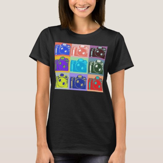 Fotografie Stijl camera ontwerp T-shirt (Voorkant)