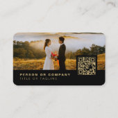 Fotografie Stijlvolle fotograaf QR Code Visitekaartje (Voorkant)