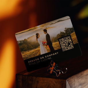 Fotografie Stijlvolle fotograaf QR Code Visitekaartje