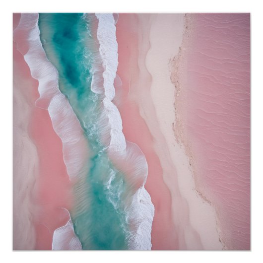 Fotografie Strand Esthetische Zonsondergang Neutra Perfect Poster (Voorkant)