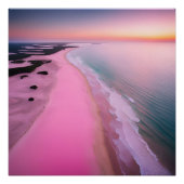 Fotografie Strand Esthetische Zonsondergang Neutra Perfect Poster (Voorkant)