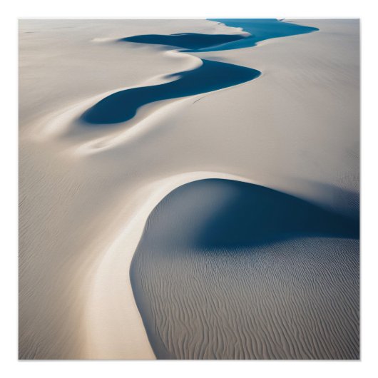 Fotografie Strand Esthetische Zonsondergang Neutra Perfect Poster (Voorkant)