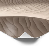 Fotografie Strand Zand Beige Neutraal zacht Perfect Poster (Hoek)