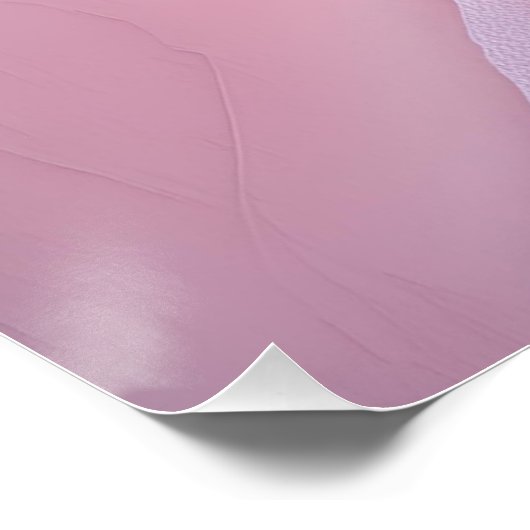 Fotografie Strand Zand Neutraal Roze Perfect Poster (Hoek)