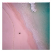 Fotografie Strandzand Beige Neutraal Roze Perfect Poster (Voorkant)