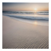 Fotografie Sunset Beach Sand Perfect Poster (Voorkant)