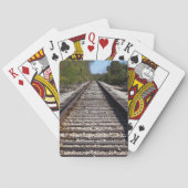 Fotografie treinspoor pokerkaarten (Achterkant)
