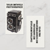  Fotografie Trendy Camera Visitekaartje (Voorkant / Achterkant)