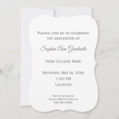 Fotografie-uitnodigingen : Feminine Kaart (Achterkant)