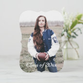 Fotografie-uitnodigingen : Feminine Kaart (Staand voorkant)