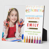 Fotografie van afstuderen voor kinderen fotoplaat (Zijkant)