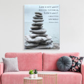 Fotografie van airn | Citaat Bernard Shaw Canvas Afdruk (Insitu (Woonkamer))