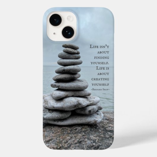 Fotografie van airn | Citaat Bernard Shaw Case-Mate iPhone Case (Achterkant)