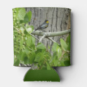 Fotografie van Audubon's Warbler-Natuur Blikjeskoeler (Achterkant)